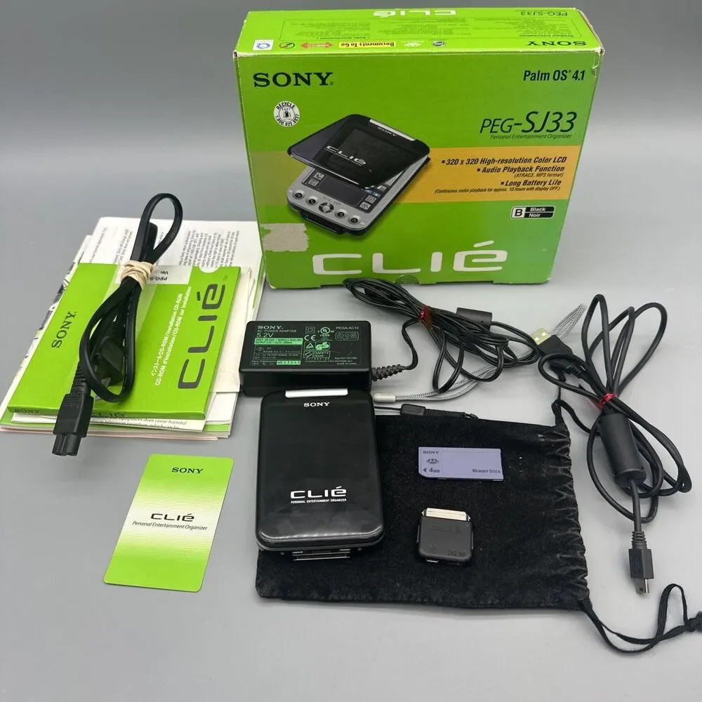 *READ* Sony Clie PEG-SJ33 Handheld PDA Personal Entertainment Organiser. In VGC